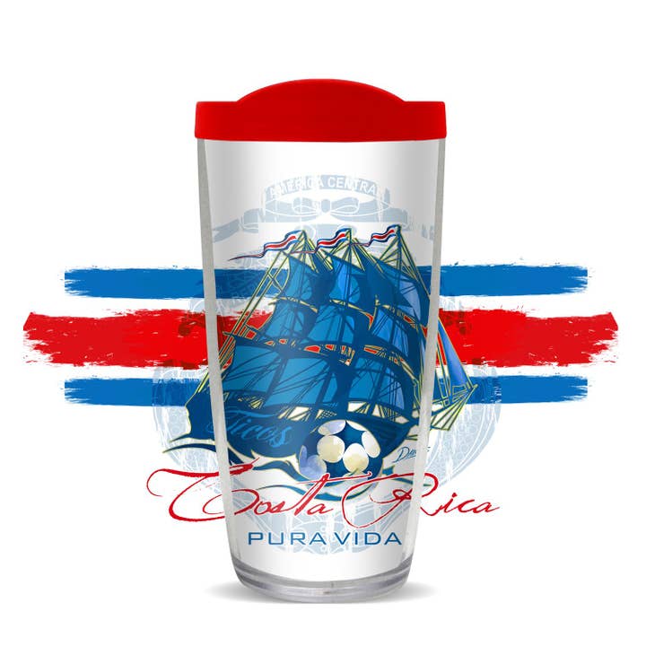 Costa Rica White Tumbler for wholesale by FREEHEART