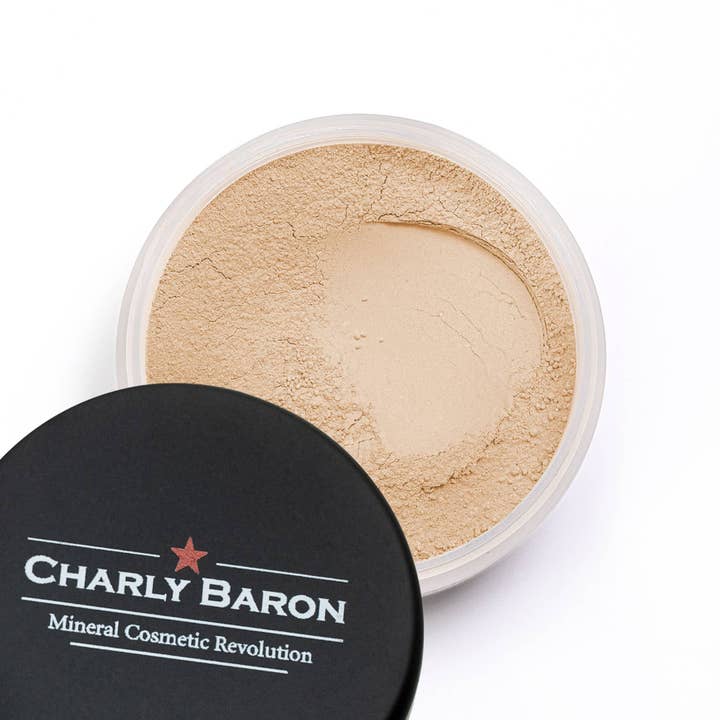 Charly Baron Cosmetics - Wholesale Face Mineral Powder - Natural Mineral Fixing Powder/ Finishing Veil Glow Primer Make