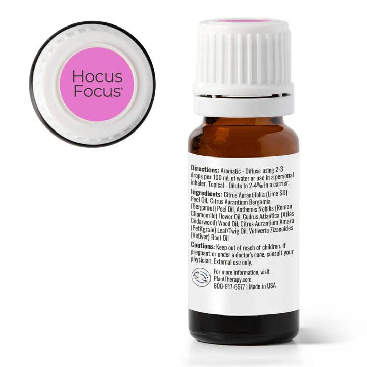 Plant Therapy - Wholesale Essential Oil - Hocus Focus KidSafe Essential Oil Blend 10 mL