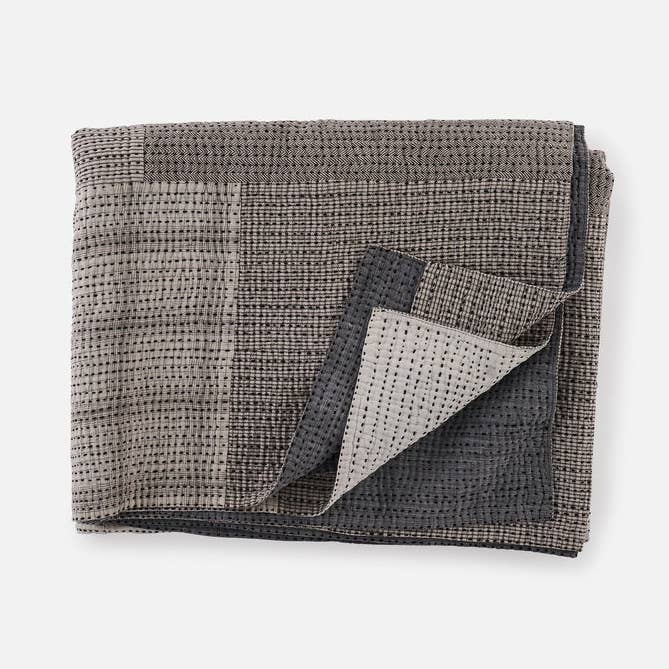 Chindi Patchwork Kantha Quilt for wholesale by Stitch by Stitch