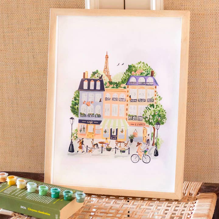 La Petite Épicerie - Wholesale DIY Craft Kit - Paint by number kit - Paris