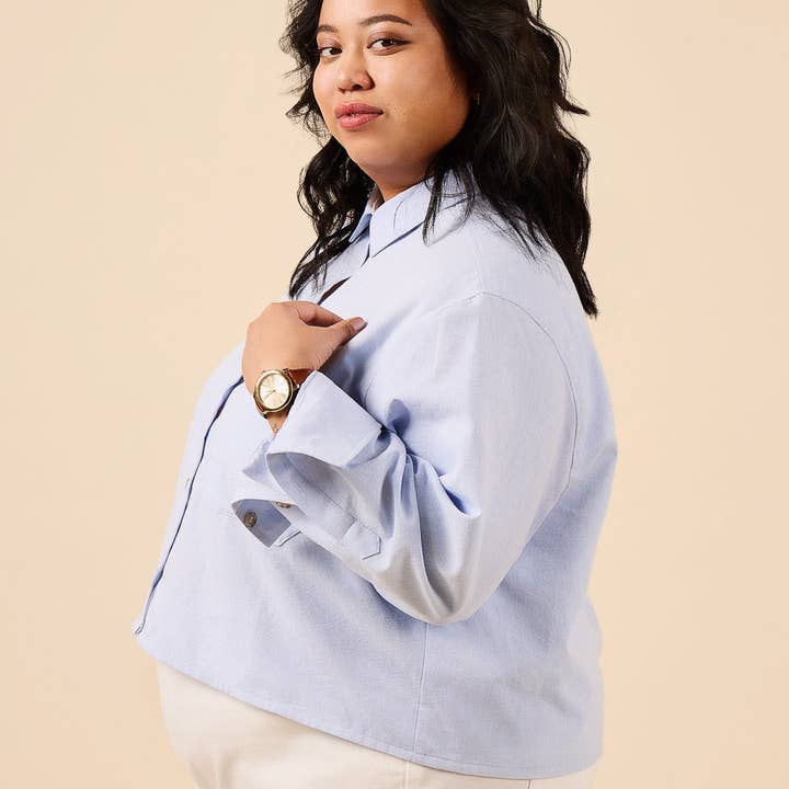 Closet Core Patterns - Wholesale Craft Sewing Kit - Jenna Shirt + Shirtdress Sewing pattern25