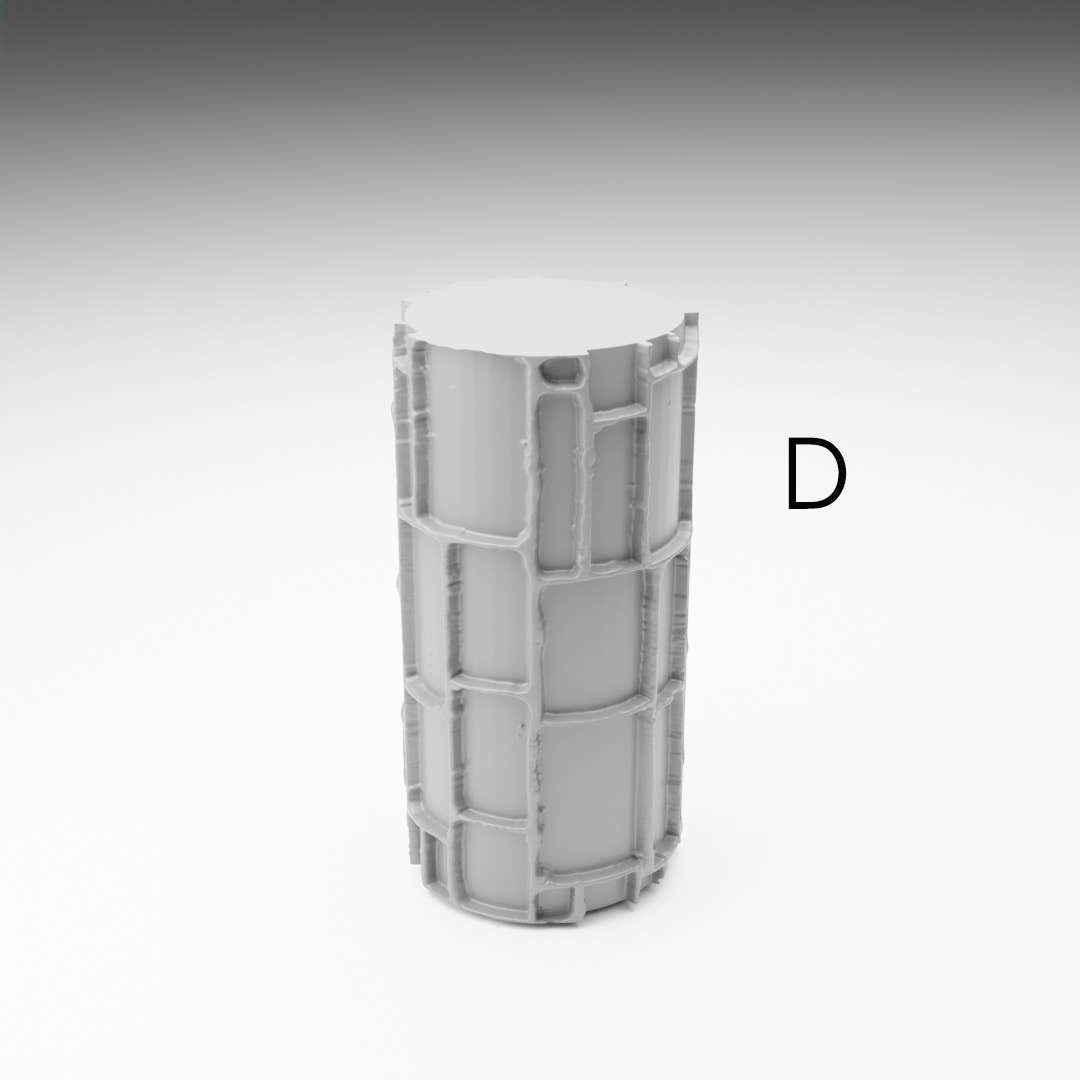 Charles Prints - Wholesale DIY Craft Kit - Textured Rollers Set 1 | D&D Terrain 28mm | 32mm | Dungeons4