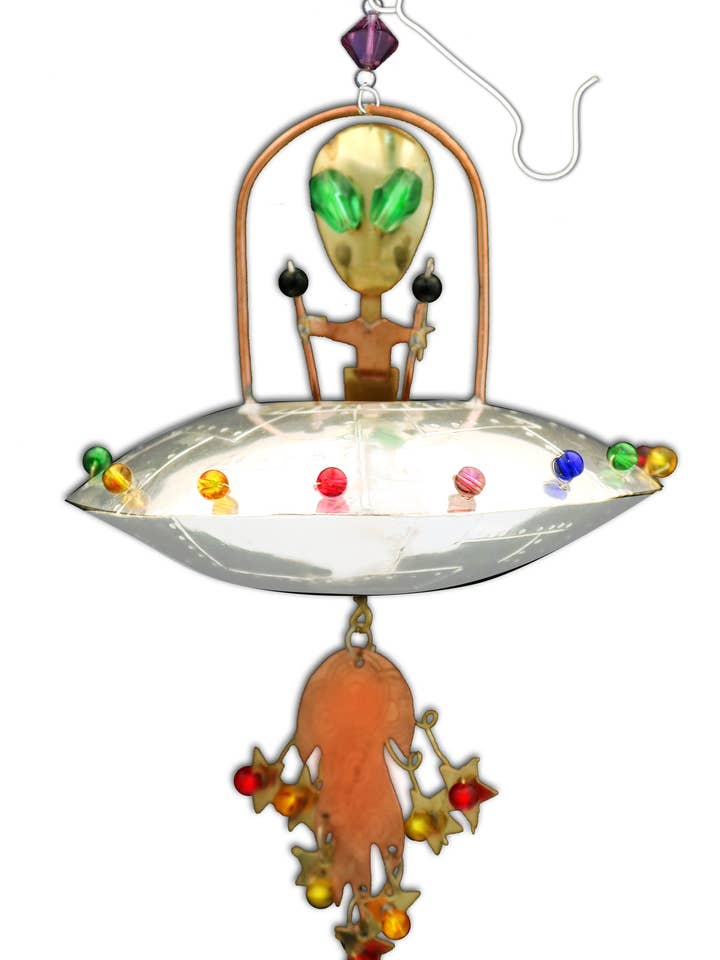 Space Alien Ornament for wholesale by Pilgrim Imports