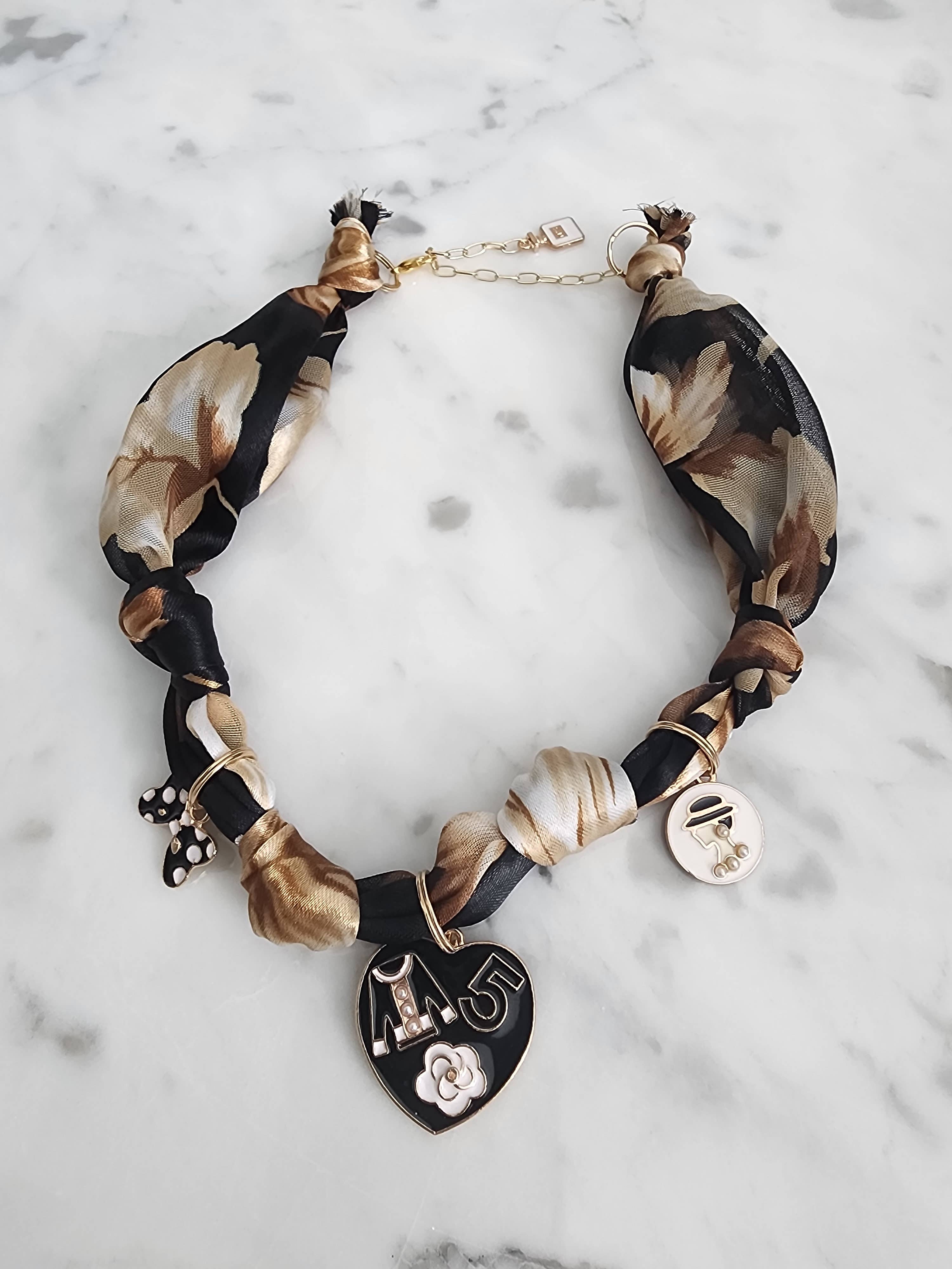 Silfra Designs - Wholesale Pendant/Charm Necklace - Scarf Necklace - Girlie Charms0