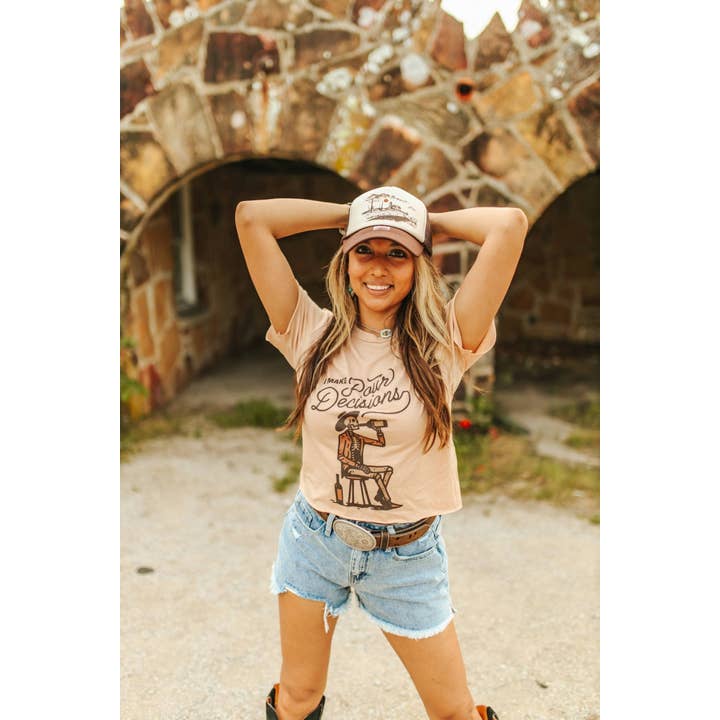 Marrone e marrone chiaro Cappello da camionista Homestead Horizon in vendita all'ingrosso su Faire2