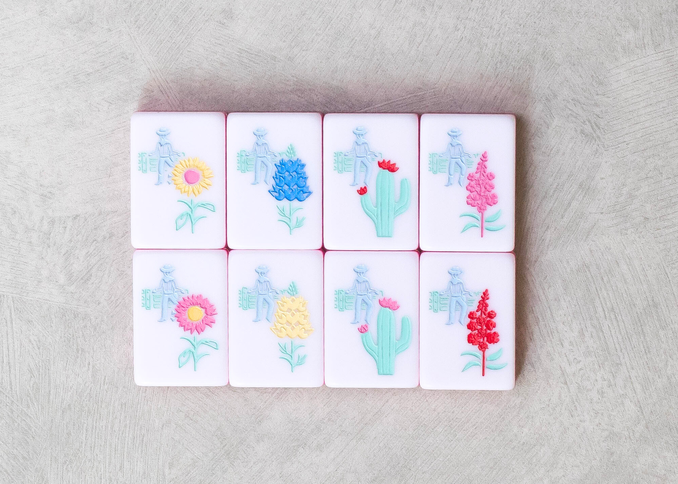 Miss Mahjong - Wholesale Board Game - Miss Cowgirl: Mahjong Tile Set6