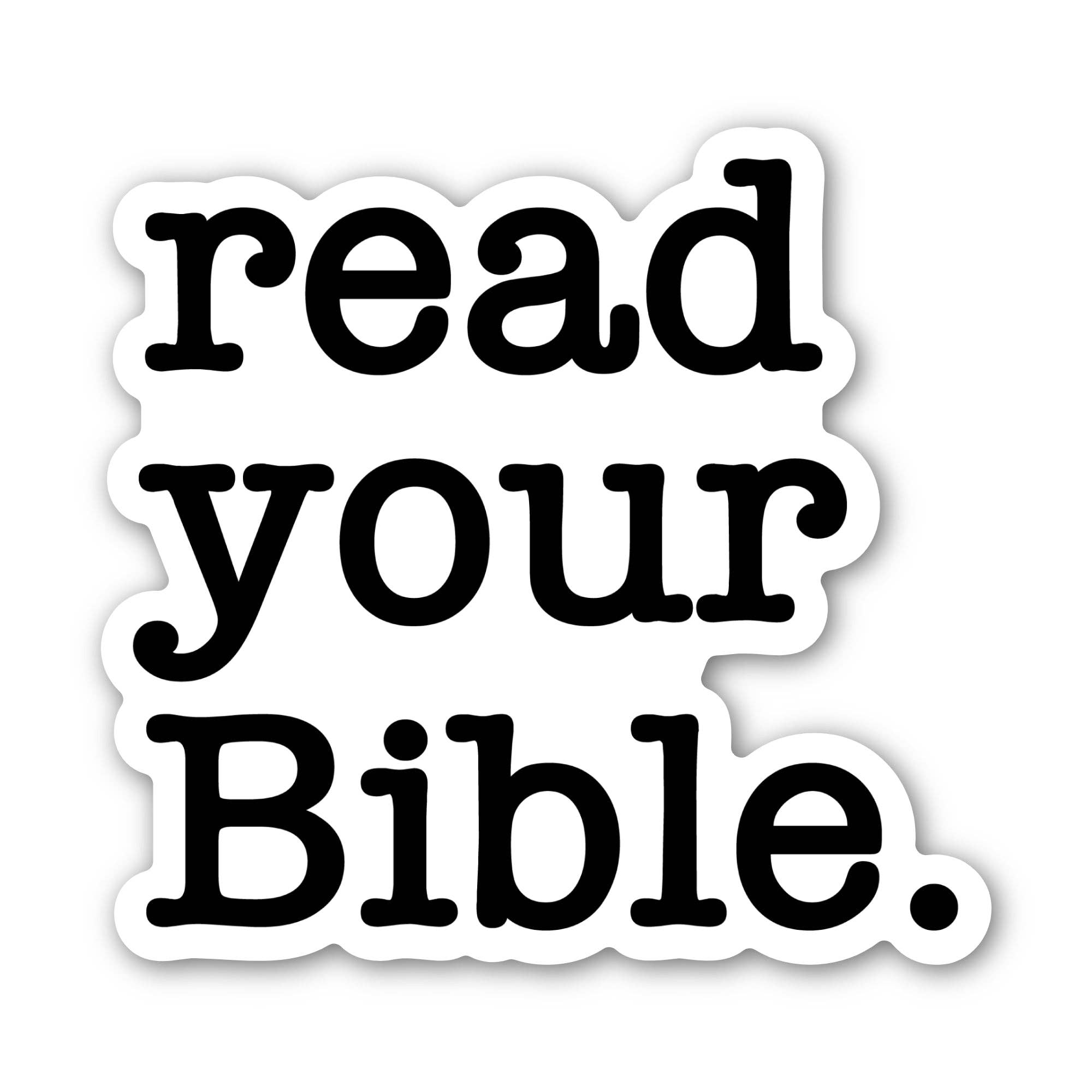 Big Moods - Wholesale Sticker - Read Your Bible. Christian Faith Text Sticker1