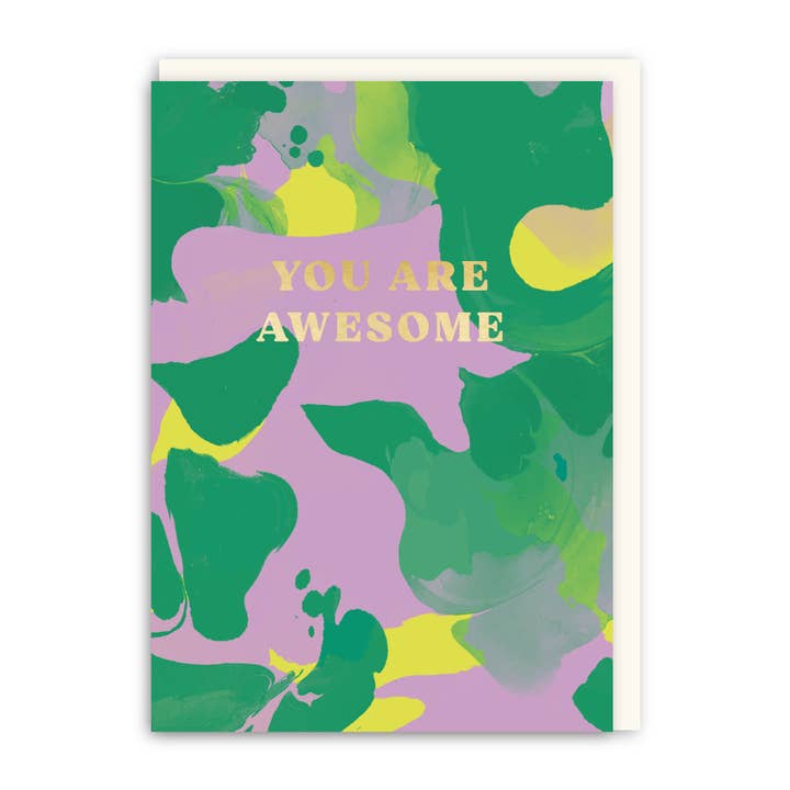 You Are Awesome Card for wholesale by In Real Life