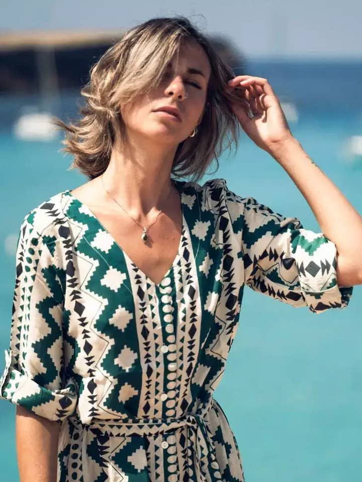 Bohemian shirt, Vera for wholesale by Arena Formentera