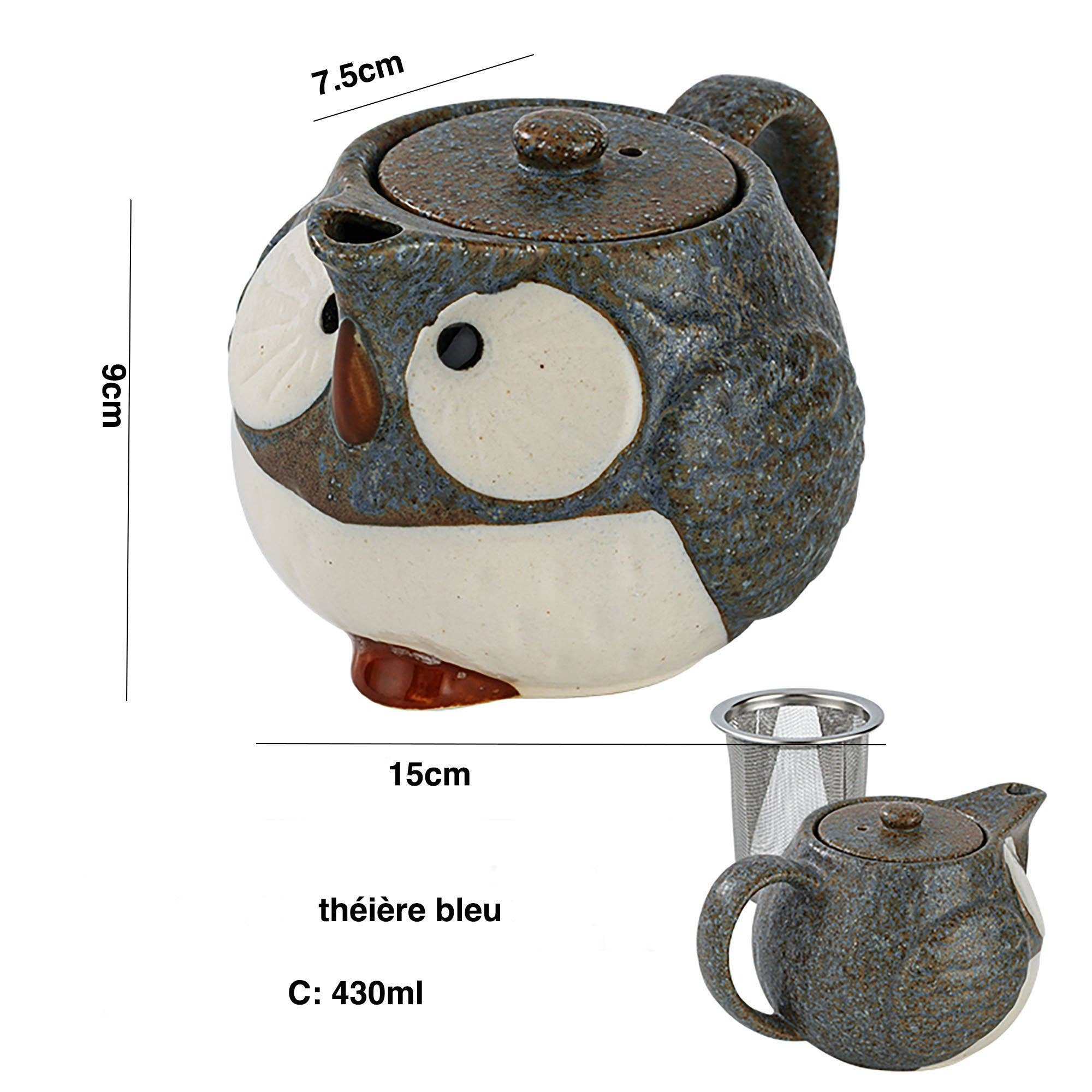 MinoCraft - Wholesale Tea Pot - Teapot with cute owl design10
