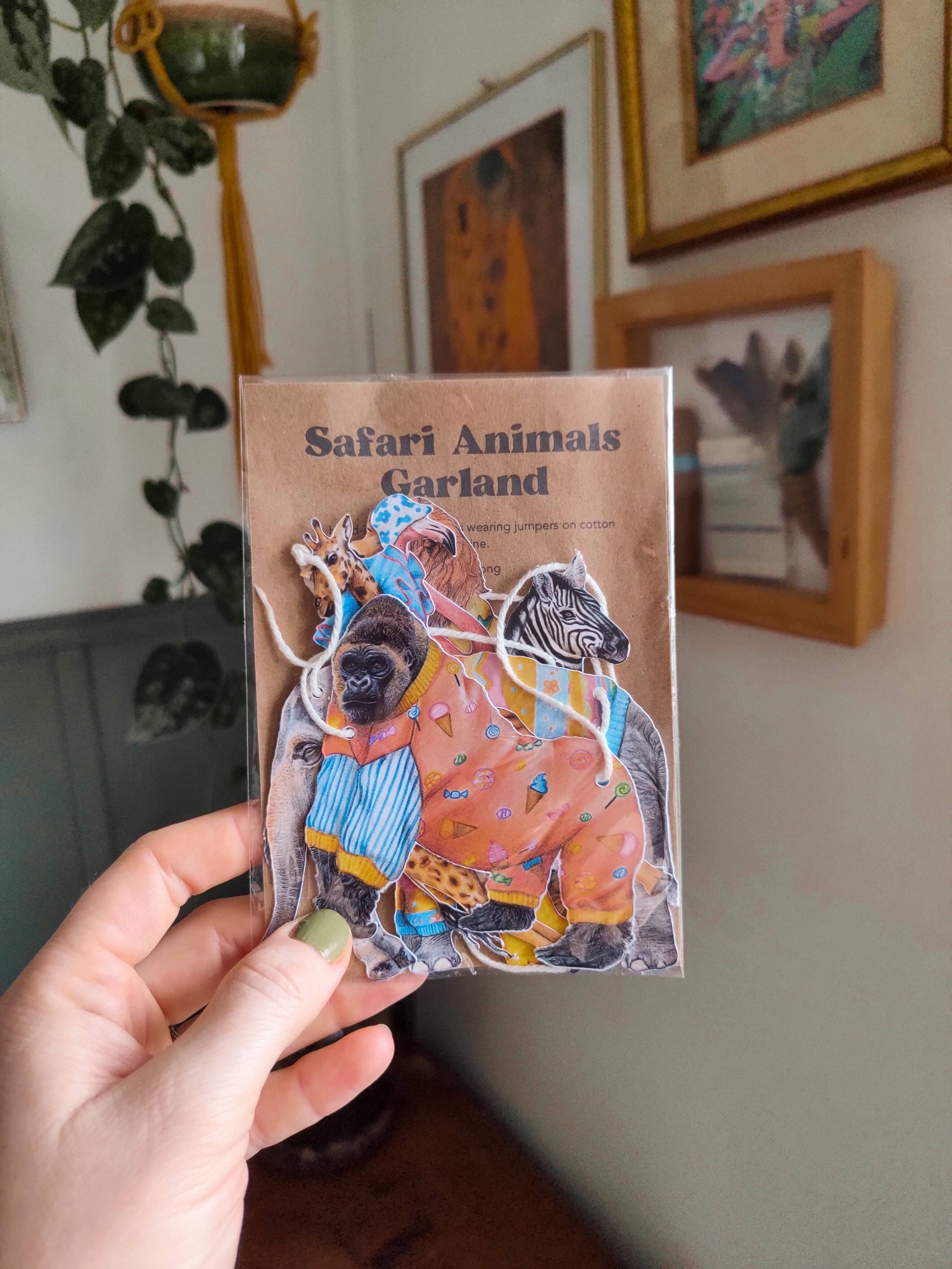 Beth Goodwin Designs – Engroshandel Guirlande – Safari dyr guirlande - Børneværelse dekoration1