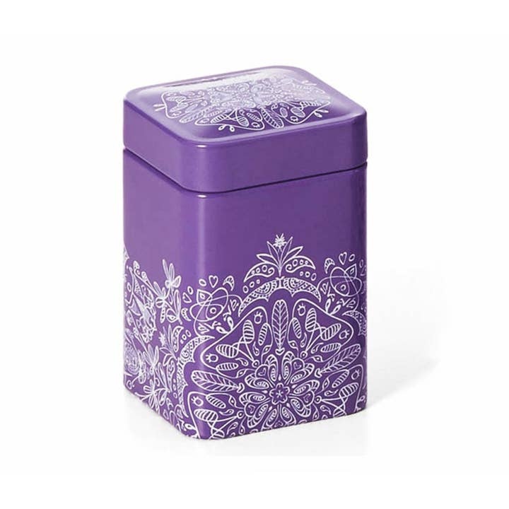 Naturelei - Wholesale Food Storage Container - Tea tin "Mandala" - with slip lid - various sizes