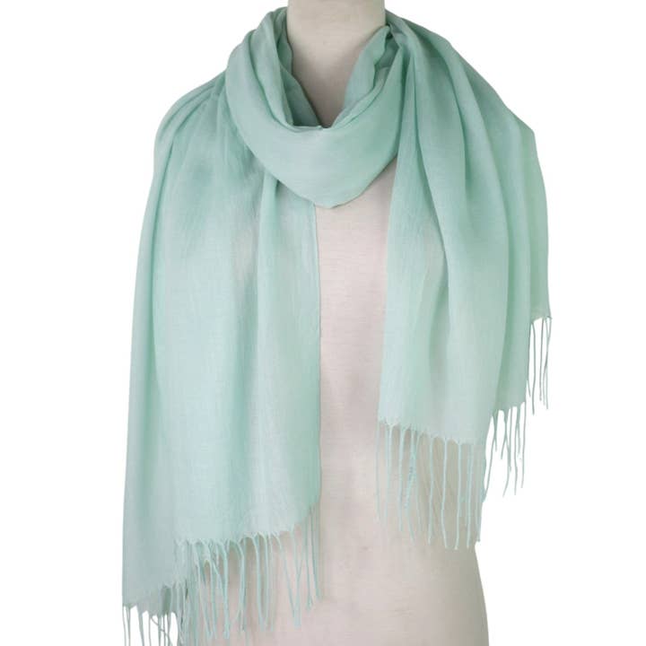 TAPA fashion - Wholesale Scarf - Women's - Plain Viscose Scarves VP1211B (12PC)3