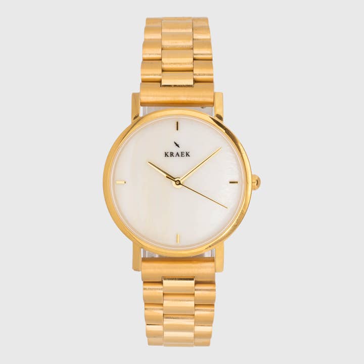 Loïs | Gold | Steel | 32 mm for wholesale by KRAEK Watches