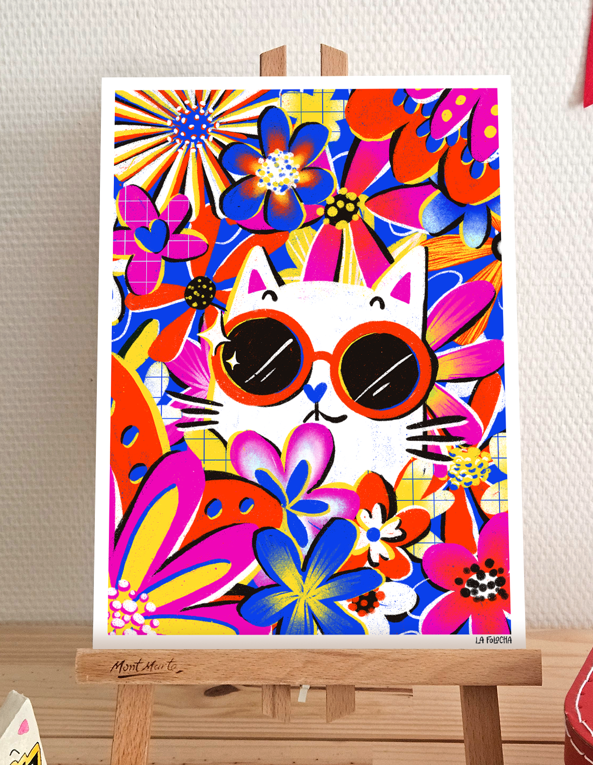 La Folocha - Wholesale Art Print - HERMOCHAT FLOR1