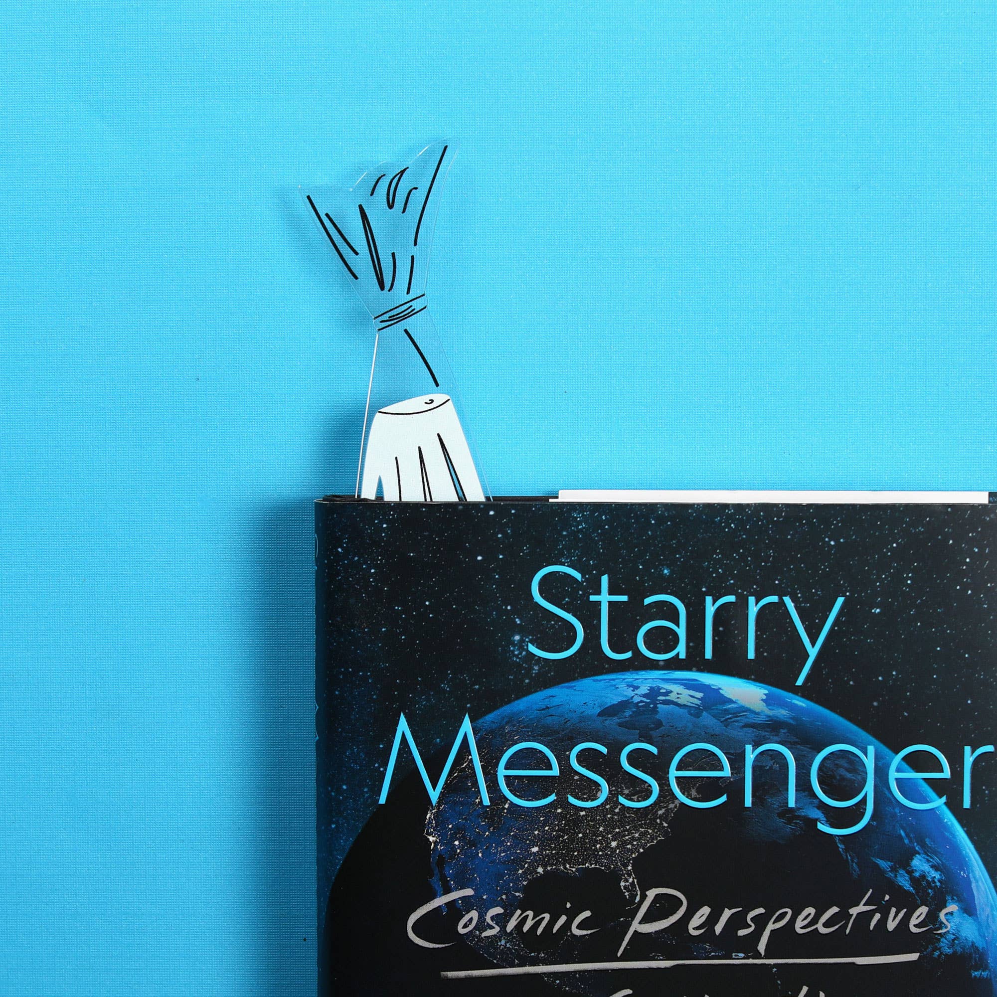 Humdrum Paper – wholesale Bookmark – Goldfish in a Bag Bookmark (it's die cut!)1