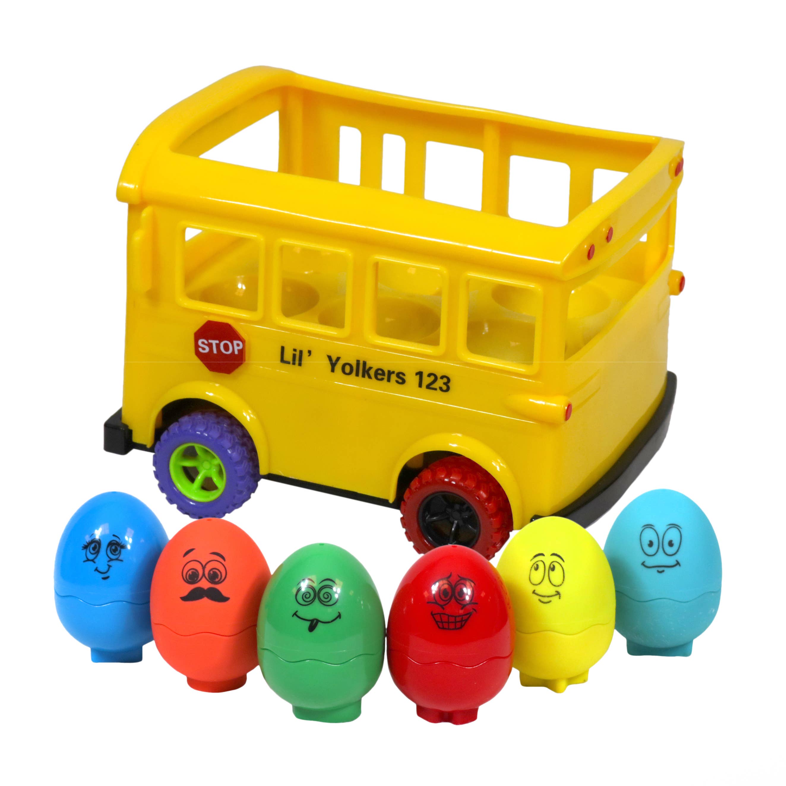 Regal Games - Wholesale Toy Set - Kids - Lil Yolkers Bus with Hide and Tweet eggs2