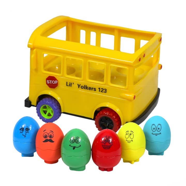 Regal Games - Wholesale Toy Set - Kids - Lil Yolkers Bus with Hide and Tweet eggs2