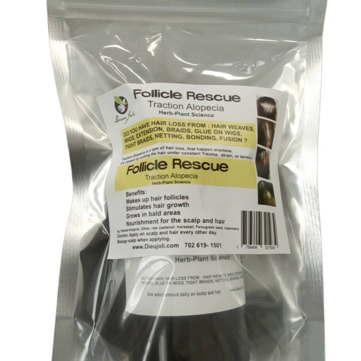 Dieujoli International Company - Wholesale Hair Thinning/Loss Treatment - FOLLICAL RESCUE TRACTION ALOPECIA GROWS BALD AREAS2