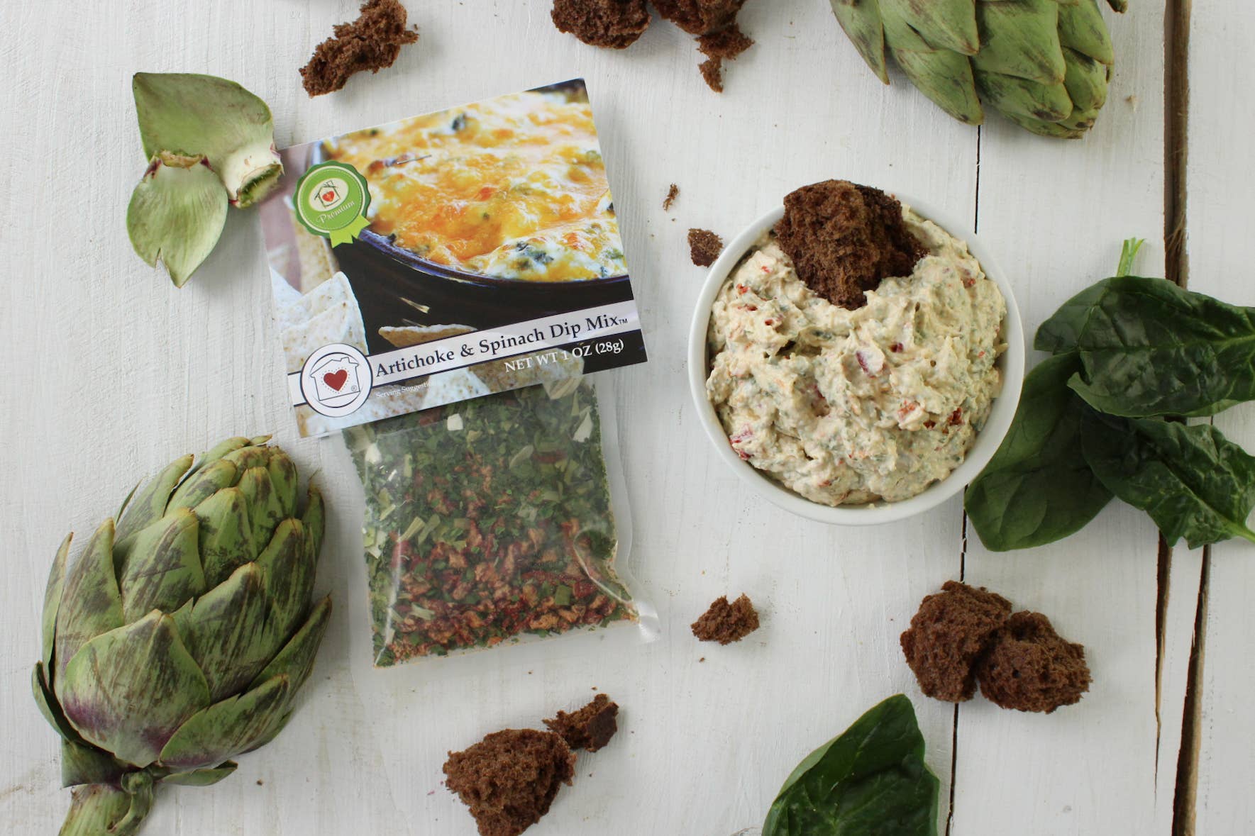 Country Home Creations - Wholesale Dip - Artichoke & Spinach Dip Mix