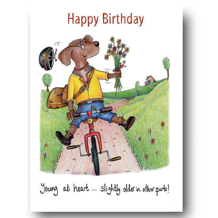 Young At Heart Greeting Card for wholesale by Draw UK