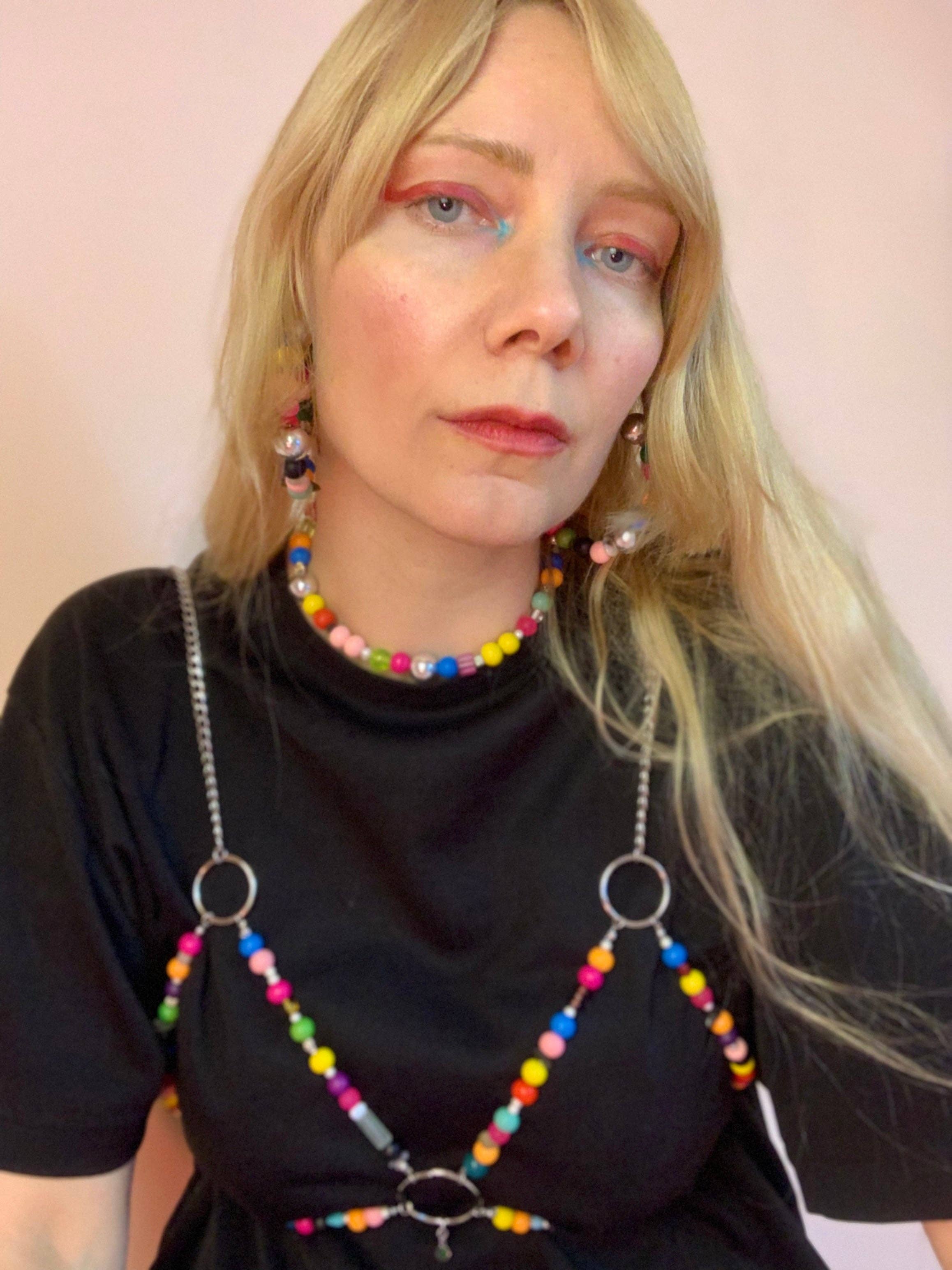 Shop Journal Vintage - Wholesale Bralette - Women's - Custom bead + chain bra top2