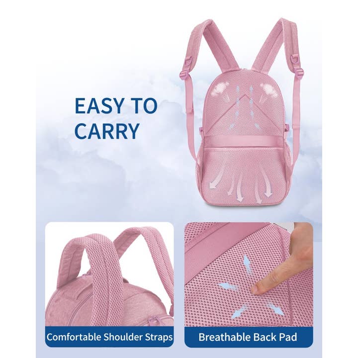 wandf – Großhandel Rucksack – Unisex – 18x14x8 Persönlicher Gegenstand Handgepäcktasche mit USB-Ladeanschluss16