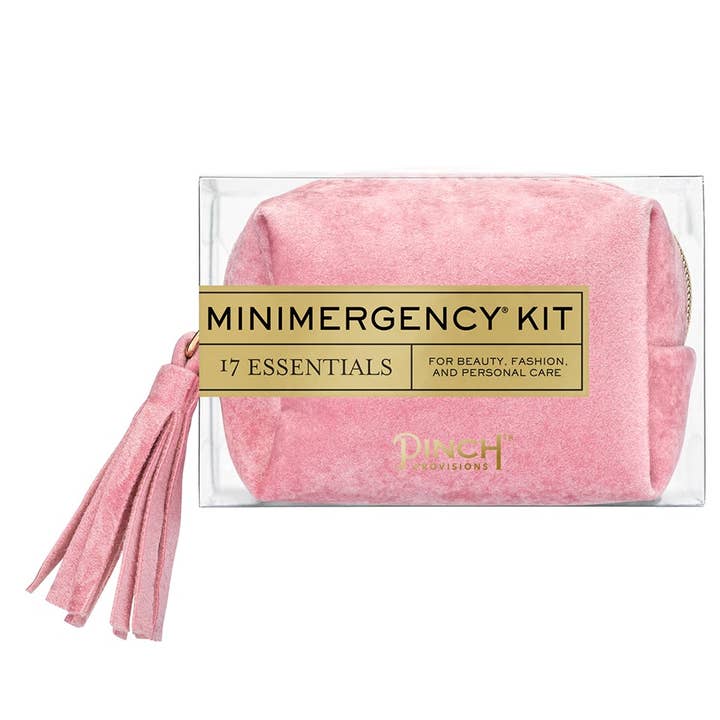Pinch Provisions - Wholesale First Aid Kit - Velvet Tassel Minimergency Kit 4 Colors | Mother's Day Gifts
