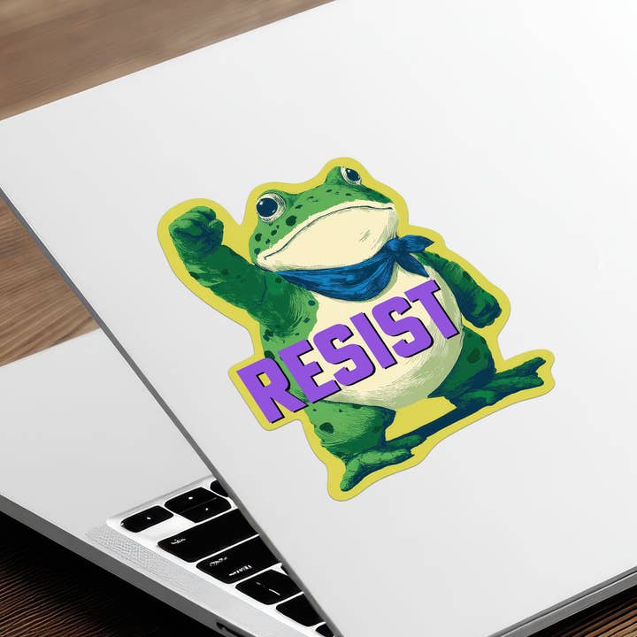 Scarecrow & Nut Tree - Wholesale Sticker - Frog Resist - Social Justice Protest Sticker for Activists2