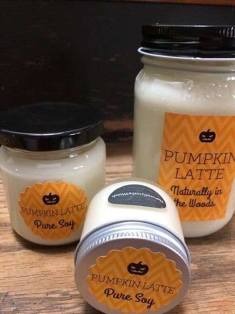 Pumpkin Latte Pure Soy Candle for wholesale by NaturallyintheWoods