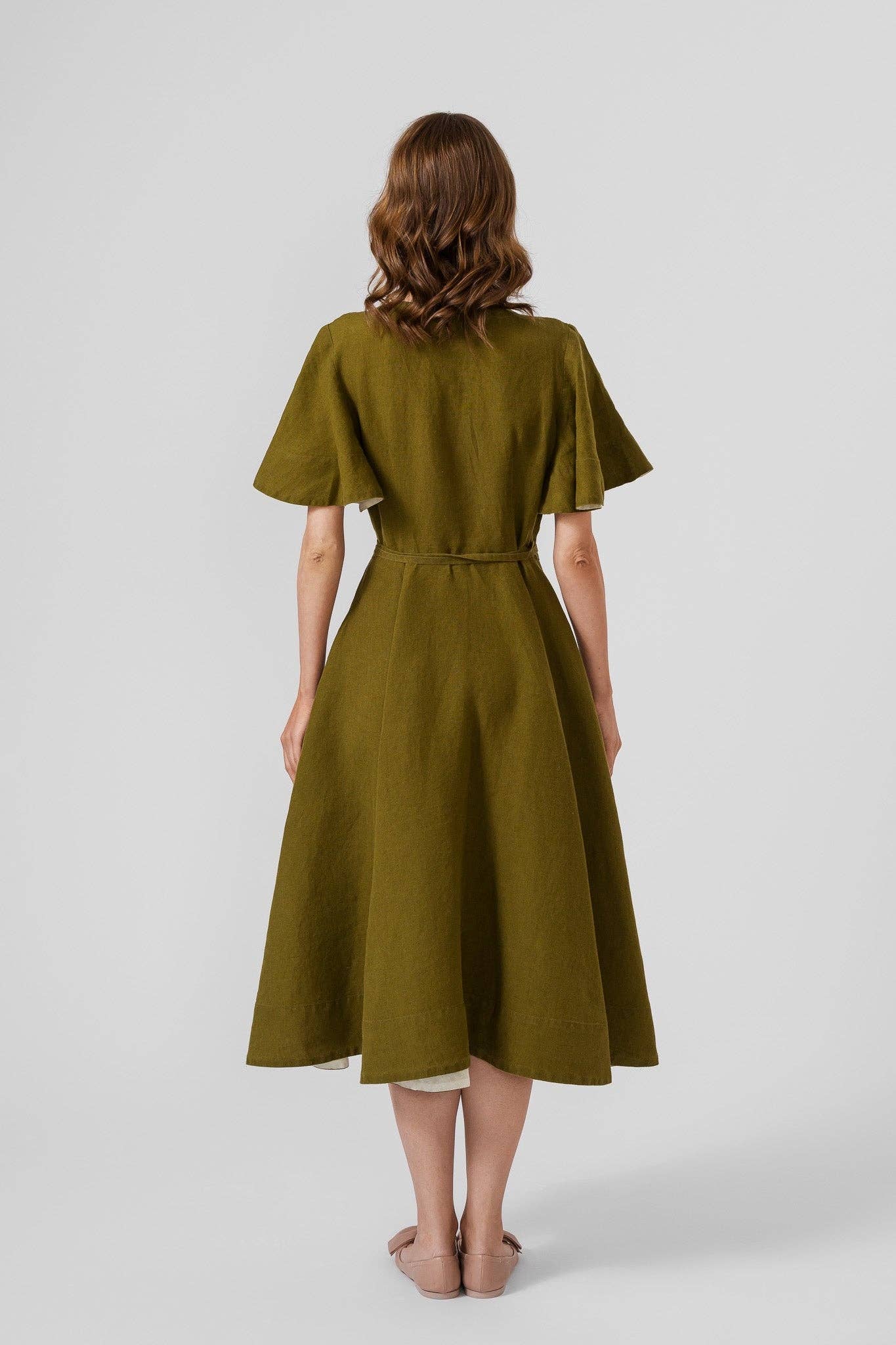 Son de Flor - Wholesale Jurk - Dames - Wikkeljurk met vlindermouwen25