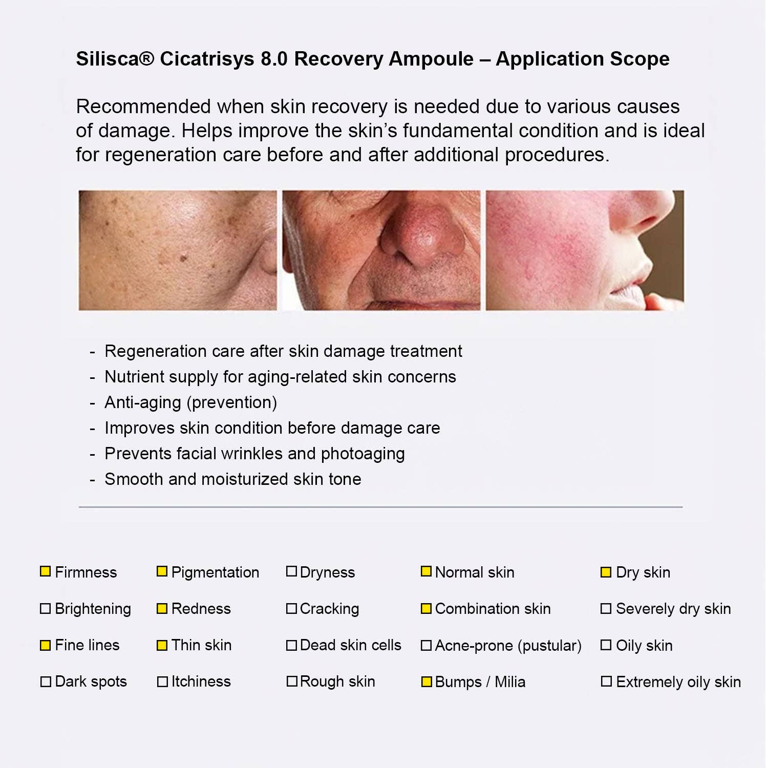 Rebeau - Wholesale Facial Serum/Concentrate - Silisca Copper tripeptide-1 formula Repair Ampoules3