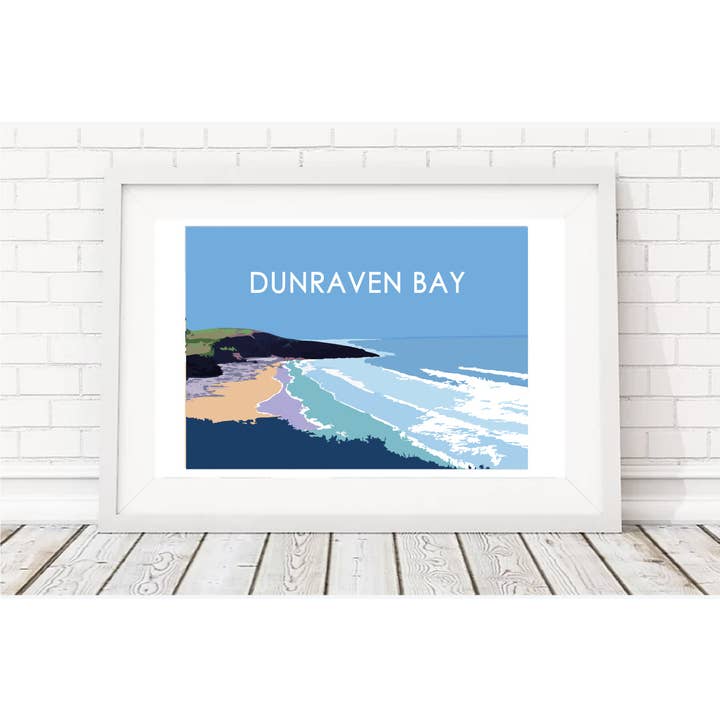 Dunraven Bay for wholesale by Travel Prints Wales
