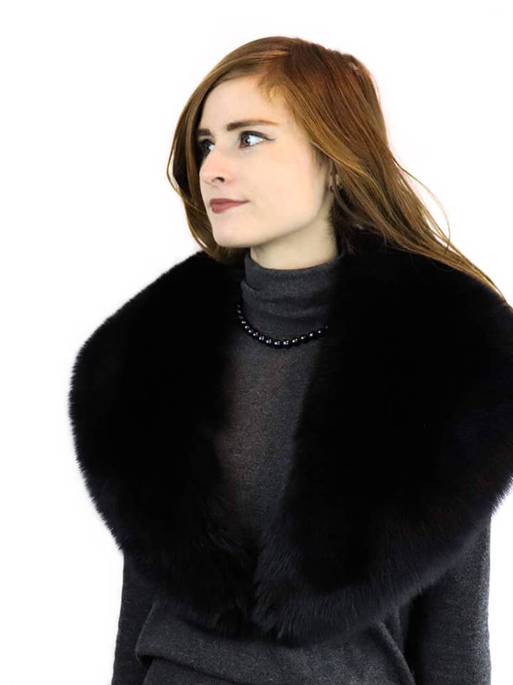 Surell - Wholesale Fur/Faux Fur Coat - Women's - Fox Fur Stole1
