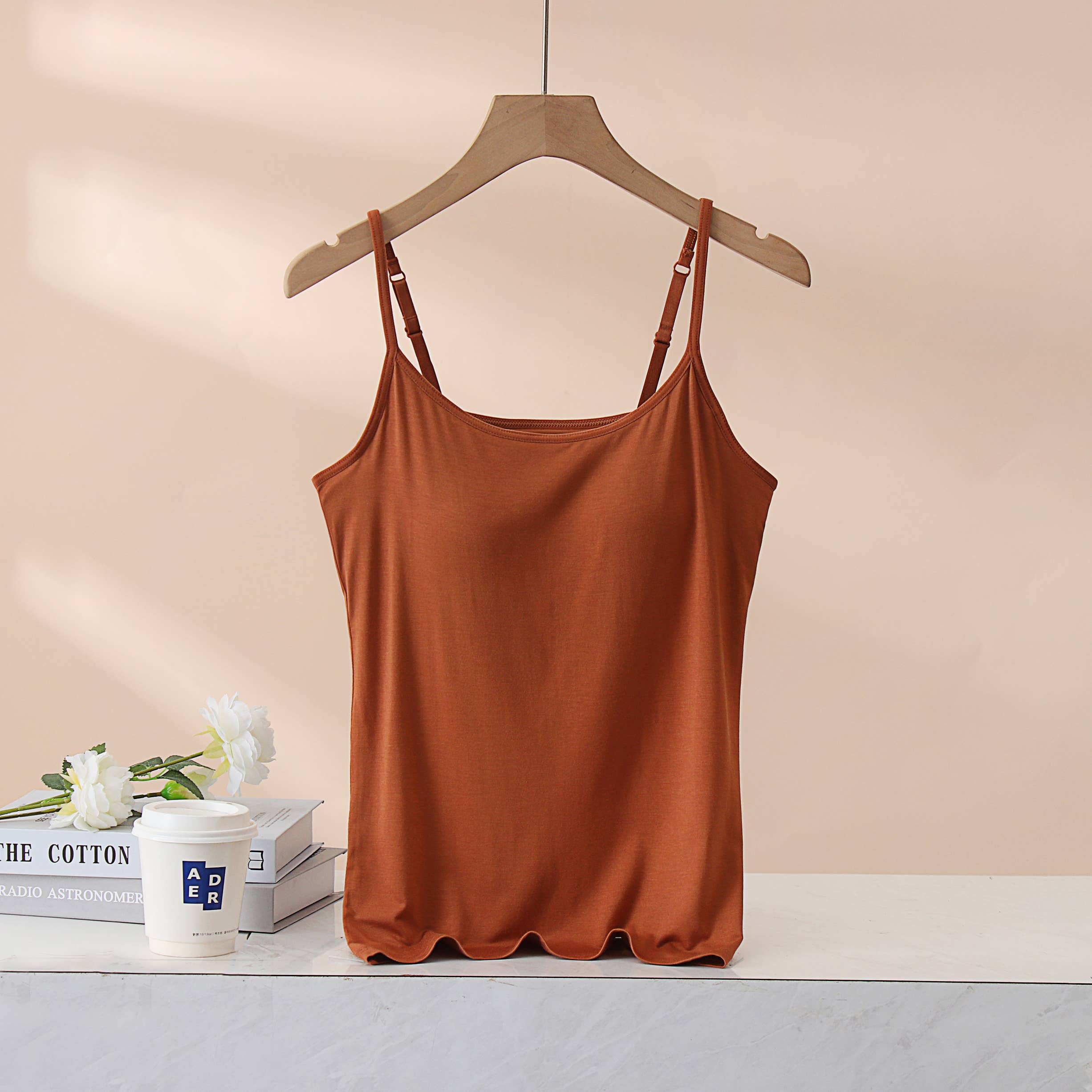 Rosa Clothing - Wholesale Camisole - Women's - built-in bra camisole top6