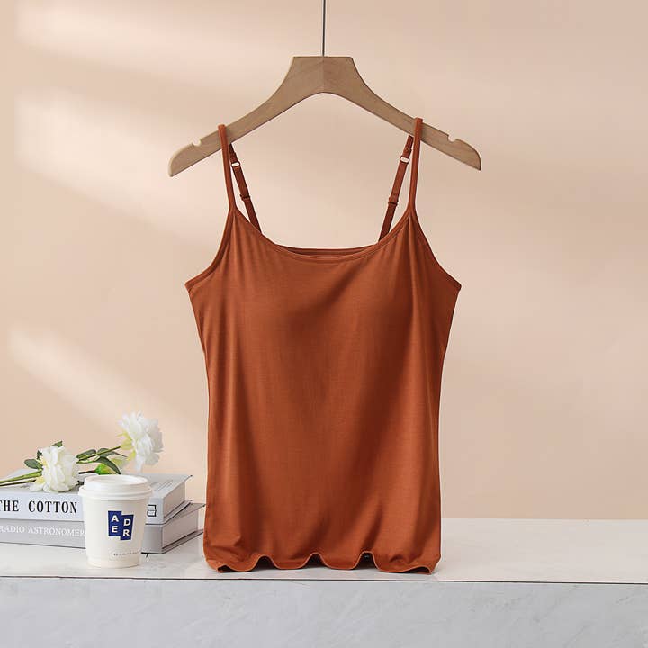 Rosa Clothing - Wholesale Camisole - Women's - built-in bra camisole top6
