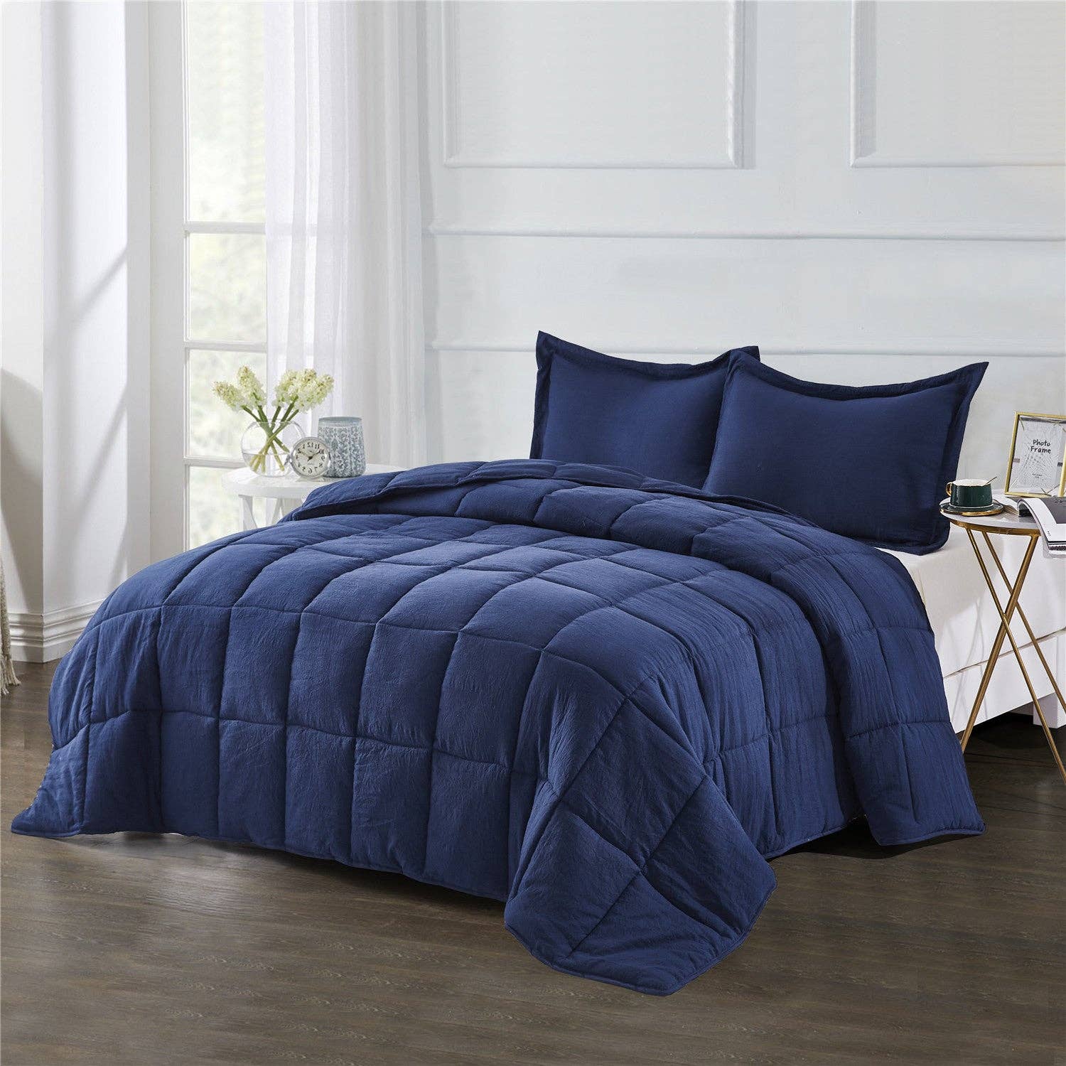 HIG - Wholesale Down Comforter - All Season Chic Prewashed Fabric Down Alternative Comforter Blanket3
