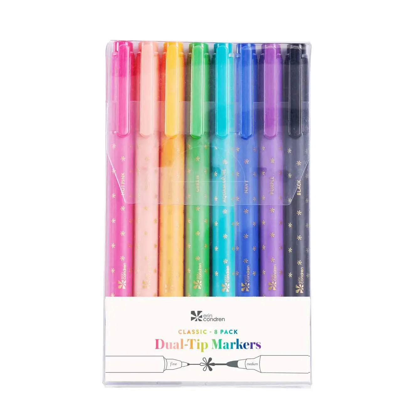 Erin Condren Design - Wholesale Marker - Classic Dual-Tip Markers 8-pack5