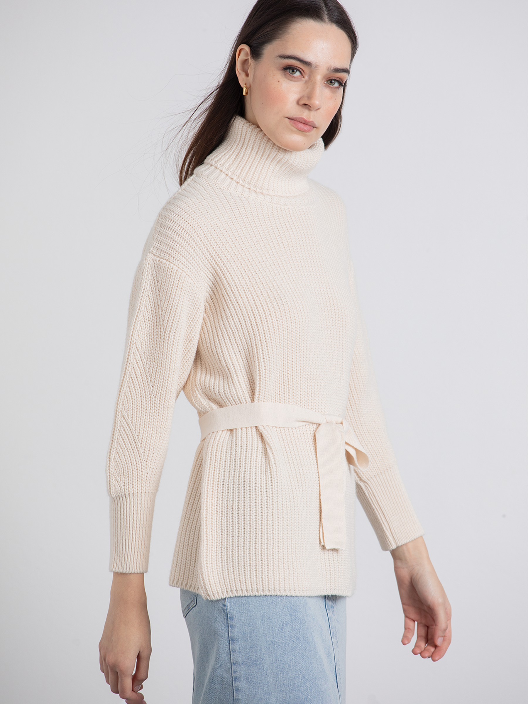 GUIMANOS - Wholesale Knit Sweater - Women's - Camisola Cinto0