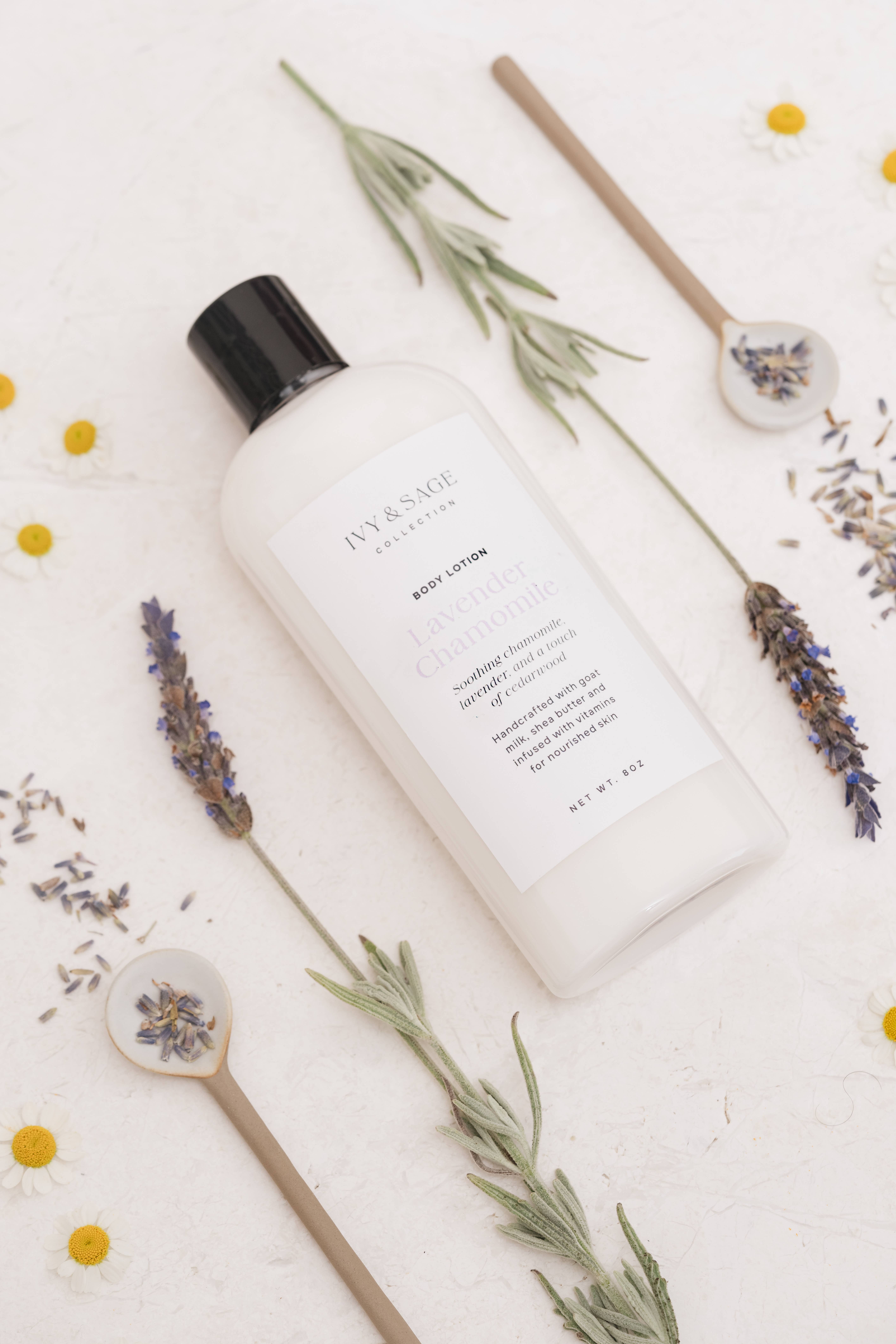 Ivy & Sage Collection - Wholesale Body Cream/Lotion - Body Lotion – Lavender & Chamomile, Hydrating & Floral1