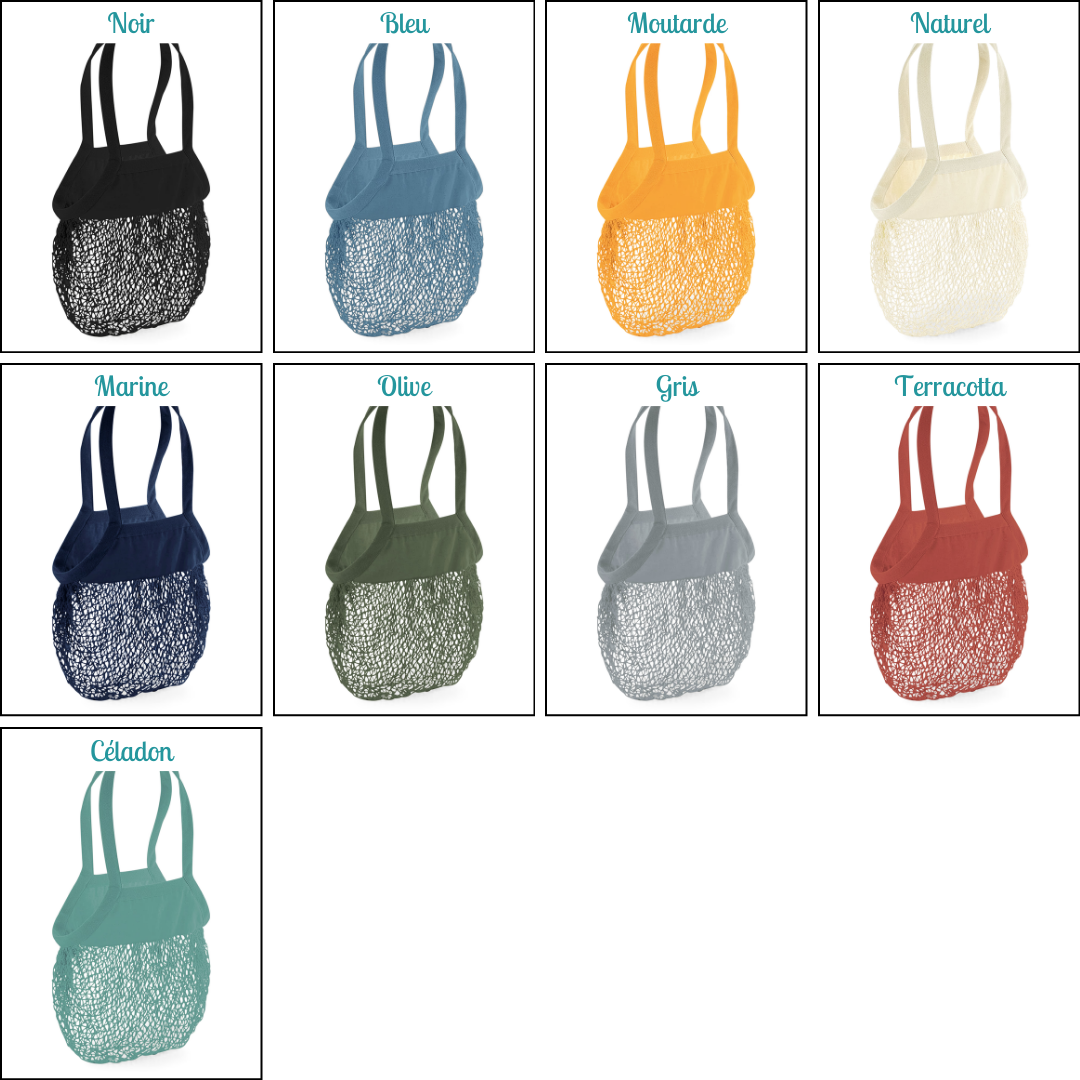 L'atelier d'Emilie - Wholesale Kruidenierswinkel/boodschappentas - Netzakje, kleine strandset1