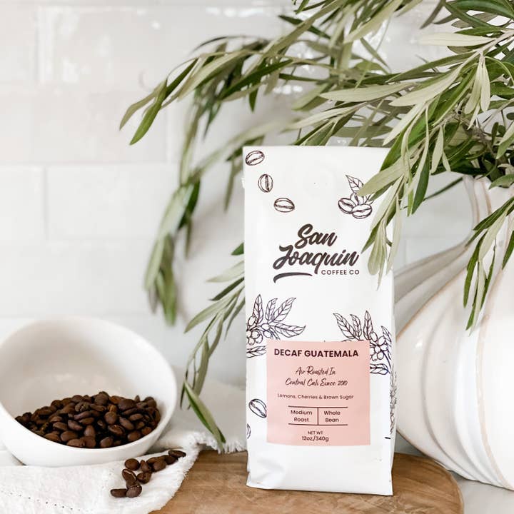 Decaf Guatemala Coffee Whole Bean for wholesale by San Joaquin Coffee Company