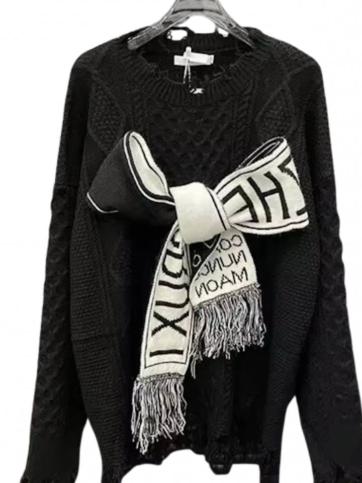 Verontrui met Strik voor wholesale door Luxe & Leather by Madonna & Co