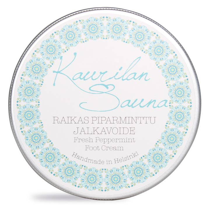 Fresh Peppermint Foot Cream for wholesale by Kaurilan Sauna