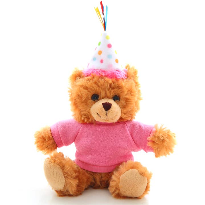 Birthday Gift Personalized Teddy Bear 6" for wholesale by Plushland