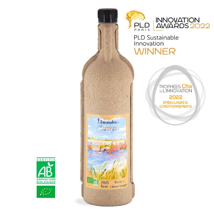 Bio'teille vin rosé bio IGP pour la vente par Le Petit Baroudeur