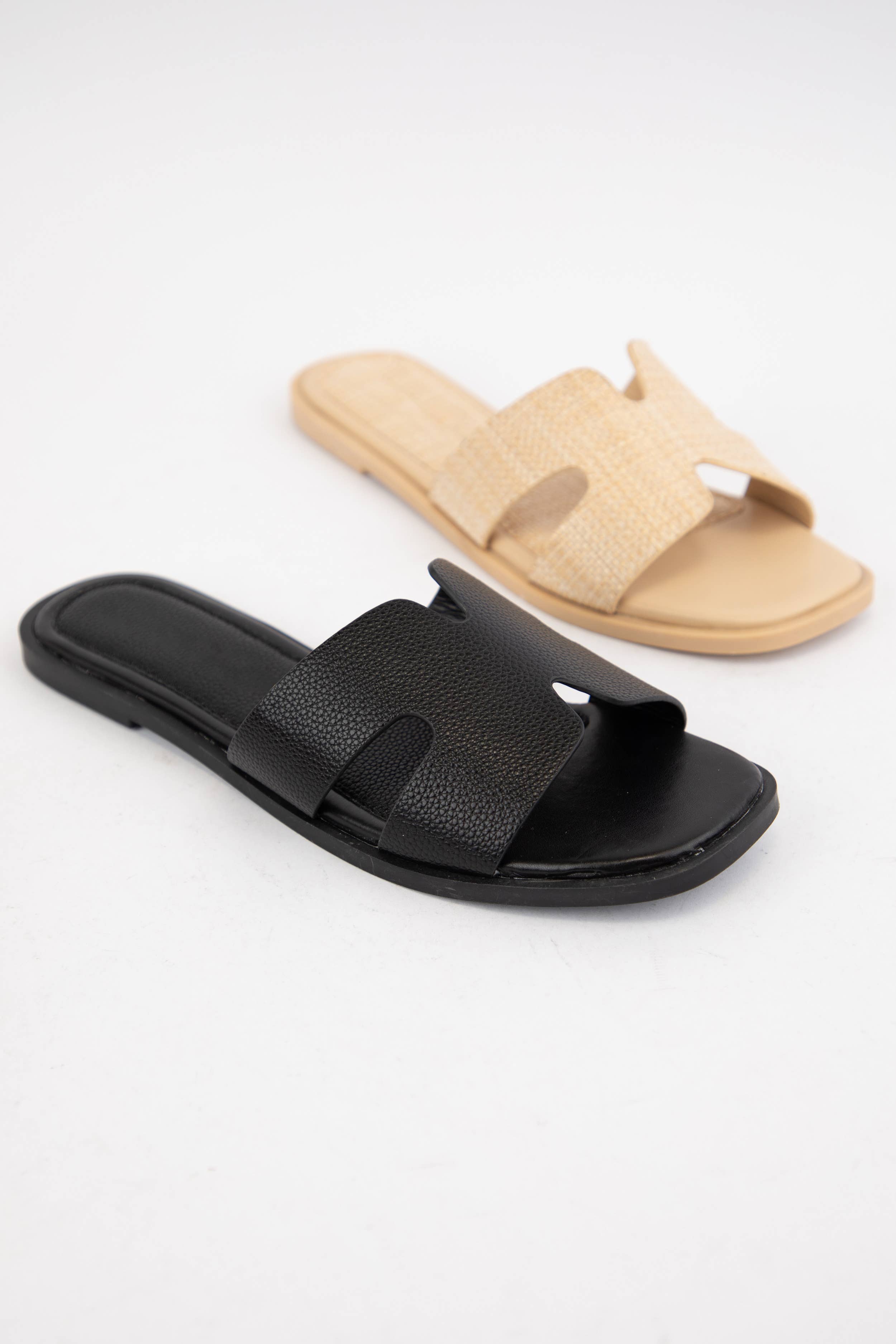 CCOCCI - Wholesale Sandals - Women's - LUKE-01A BEST SELLING X SHAPE CUT-OUT UPPER SANDAL5