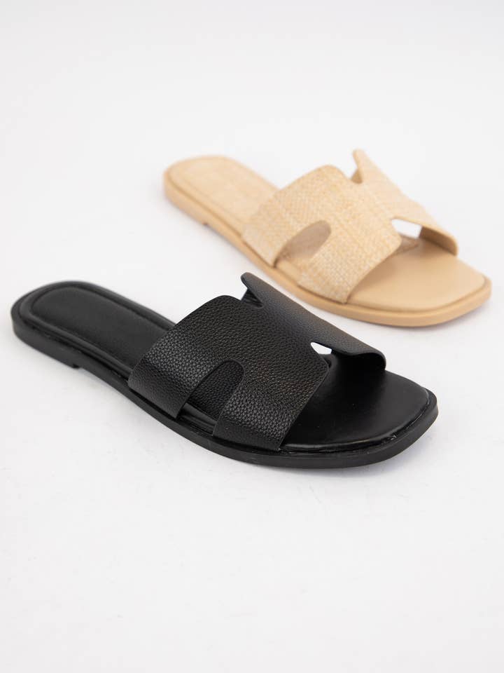 CCOCCI - Wholesale Sandals - Women's - LUKE-01A BEST SELLING X SHAPE CUT-OUT UPPER SANDAL5