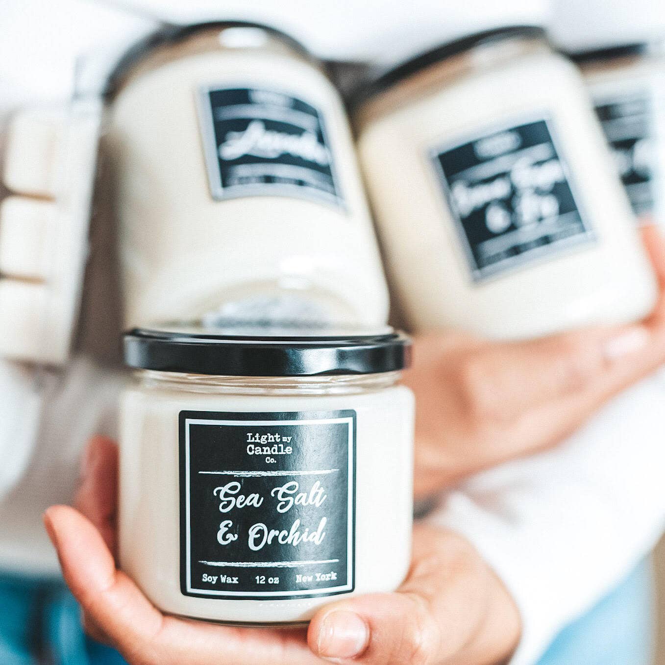 Light My Candle Co - Wholesale Jar/Filled Candle - Lemon Pound Cake Soy Candle - 12oz4